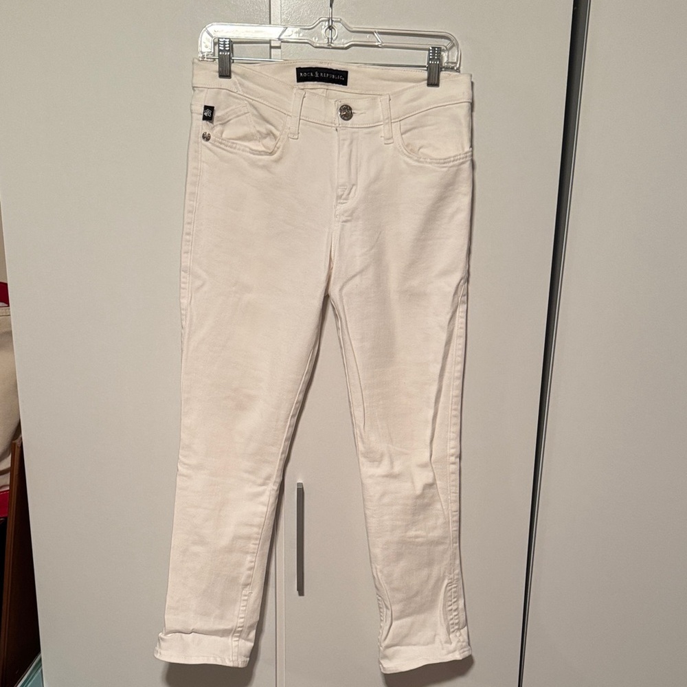 Rock & Republic White Jeans